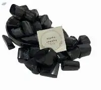 Black Tourmaline Gemstone Tumbled Stone