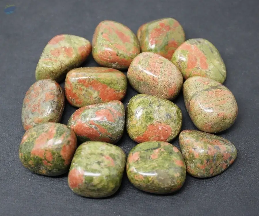 Unakite Gemstone Tumbled Stone