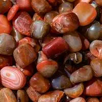 Red Carnelian Gemstone Tumbled Stone