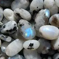 Rainbow Moonstone Gemstone Tumbled Stone