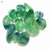 Green Fluorite Gemstone Tumbled Stone