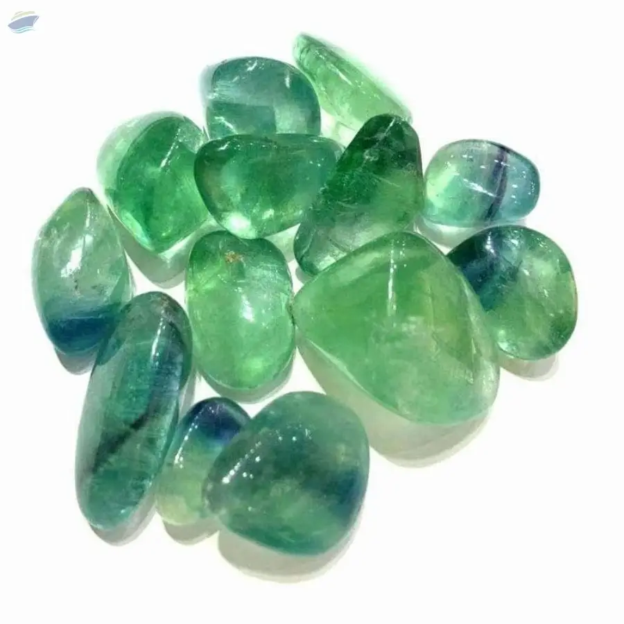 Green Fluorite Gemstone Tumbled Stone