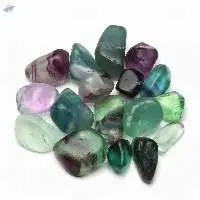 Rainbow Fluorite Gemstone Tumbled Stone