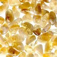 Yellow Citrine Gemstone Tumbled Stone