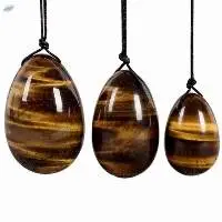 Tiger Eye Gemstone Yoni Massage Eggs