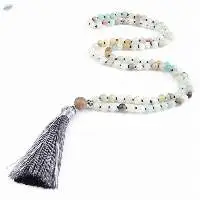 Amazonite Gemstone Rosary Mala 108 Beads