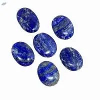 Lapis Lazuli Gemstone Oval Shape Palm Stone