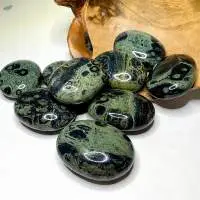 Kambaba Jasper Gemstone Oval Shape Palm Stone