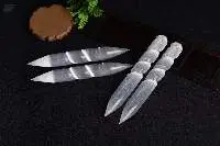 Selenite Charging Spiral Double Pointe Stick Bar