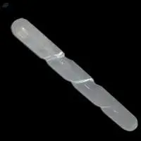 Selenite Spiral Charging Stick Bar and Wands