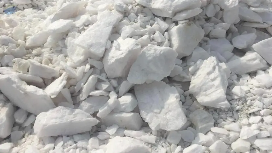 Snow White Quartz Lumps
