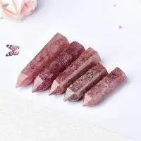 Strawberry Quartz Gemstone Crystal Tower