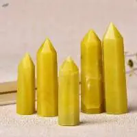 Lemon Jade Gemstone Crystal Tower