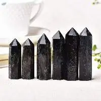 Astrophyllite Gemstone Crystal Tower Pencil
