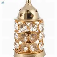 AJN-120 Brass Crystal Akhand Diya