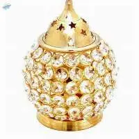 Brass Crystal Akhand Diya