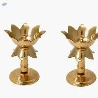  Gold Plated Diya Stand