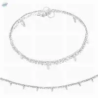 Bohamian Silver Tone Anklet Jewellery For Women