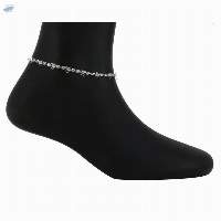 Indian Silver Tone Payal Anklet Pair Jewelry