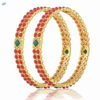 Indian Crystal Beads Bangles Set