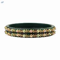 Fashion Indian Crystal Acrylic Bangles Set