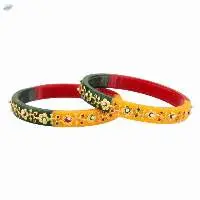 Fashion Indian Crystal Acrylic Bangles Set