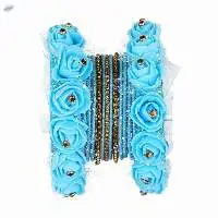 Indian Traditional Silk Thread Bangles Set,