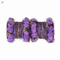 Indian Traditional Silk Thread Bangles Set