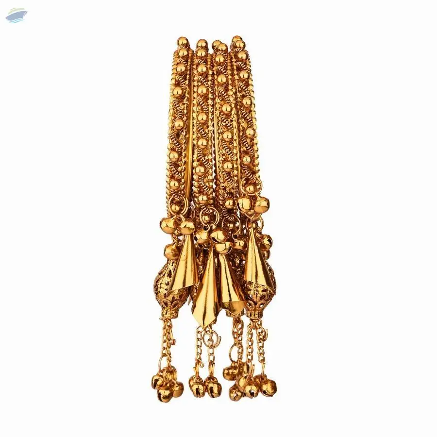 Antique Oxidized Charm Bangles Set,