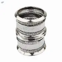 Antique Oxidized Black Bangles Set