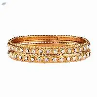 Indian CZ Crystal Bangles For Women