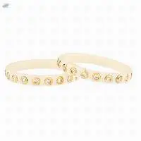 Fashion Indian Crystal Acrylic Bangles Set