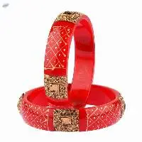 Fashion Indian Crystal Acrylic Bangles Set