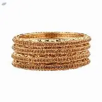 Indian Fashion CZ Crystal Bracelet Bangle Set
