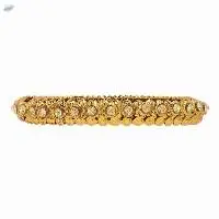 Indian Oxidised CZ Velvet Bangle Set