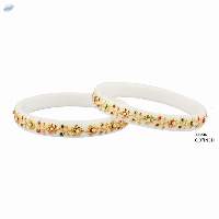 Fashion Indian Crystal Acrylic Bangles Set
