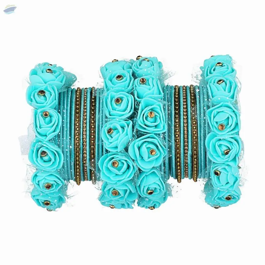 Indian Traditional Silk Thread Bangles Set