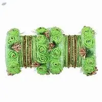 Indian Traditional Silk Thread Bangles Set