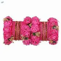 Indian Traditional Silk Thread Bangles Set