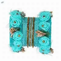 Indian Traditional Silk Thread Bangles Set