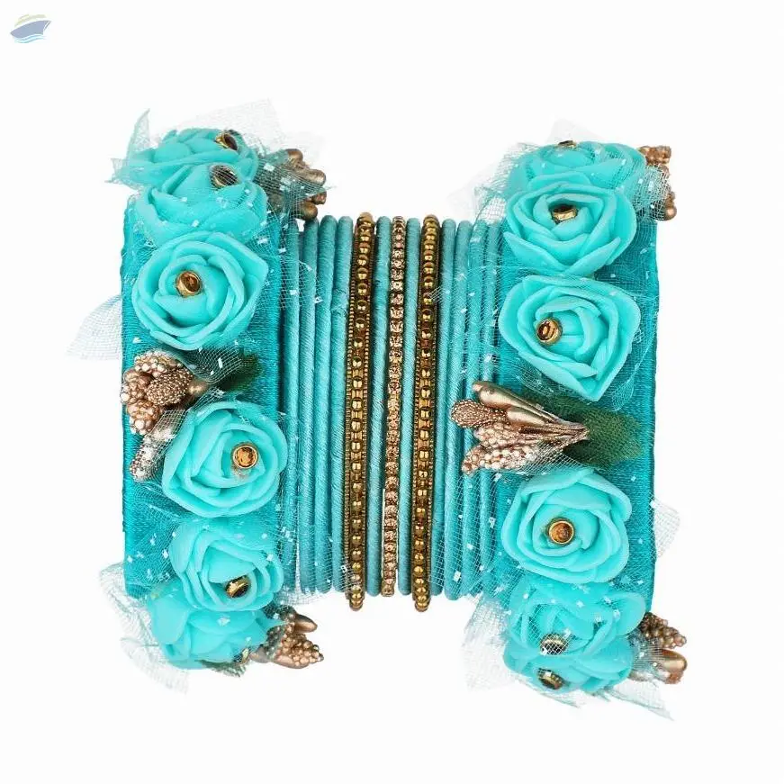 Indian Traditional Silk Thread Bangles Set