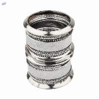 Antique Oxidized Black Bangles Set