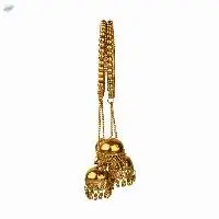 Antique Oxidized Jhumki Charm Bangles Set