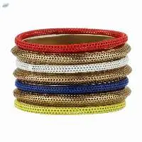 Antique Oxidized Bangles Set