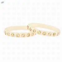 Fashion Indian Crystal Acrylic Bangles Set