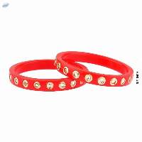 Fashion Indian Crystal Acrylic Bangles Set