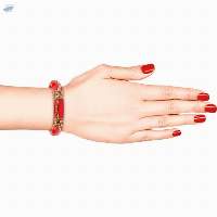 Fashion Indian Crystal Acrylic Bangles Set