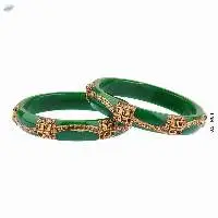 Fashion Indian Crystal Acrylic Bangles Set