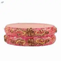 Indian Traditional Kundan Acrylic Bangles Set