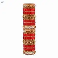 Indian Bridal Acrylic Chuda Bangles Set